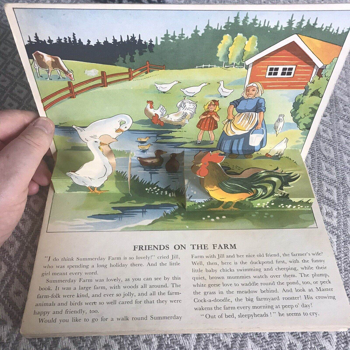 1952*1st* Summer Days Pop-Up (Bairn Books Publisher) - Honeyburn Books (UK)