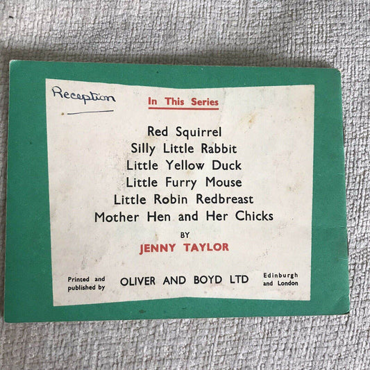 1953 Red Squirrel - Jenny Taylor *Rare* Oliver & Boyd - Honeyburn Books (UK)