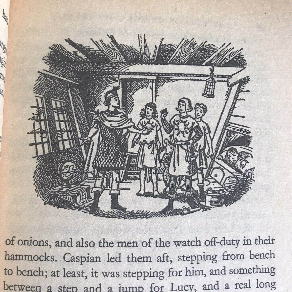 1979 Voyage Of The Dawn Treader - CS Lewis (Pauline Baynes Illustrations) Puffin Edition - Honeyburn Books (UK)