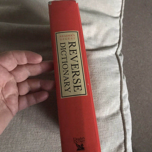 1992 Reverse Dictionary - Reader’s Digest (767 Pgs) - Honeyburn Books (UK)