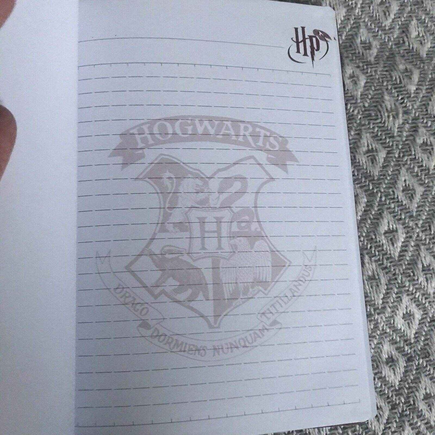 Hogwarts Notebook - Hardback Unused School Notebook - Honeyburn Books (UK)