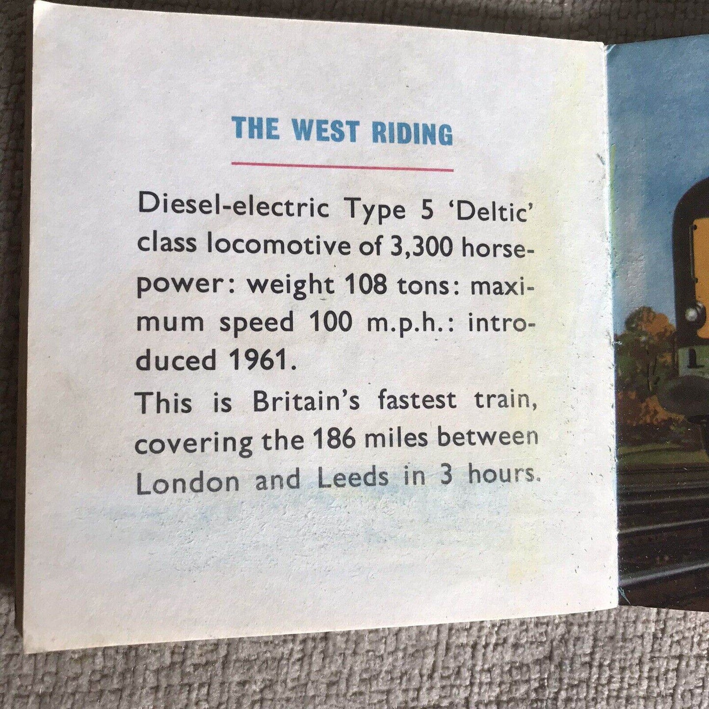 1970’s Trains Book 1 (Orbit Books) Published Collins - Honeyburn Books (UK)