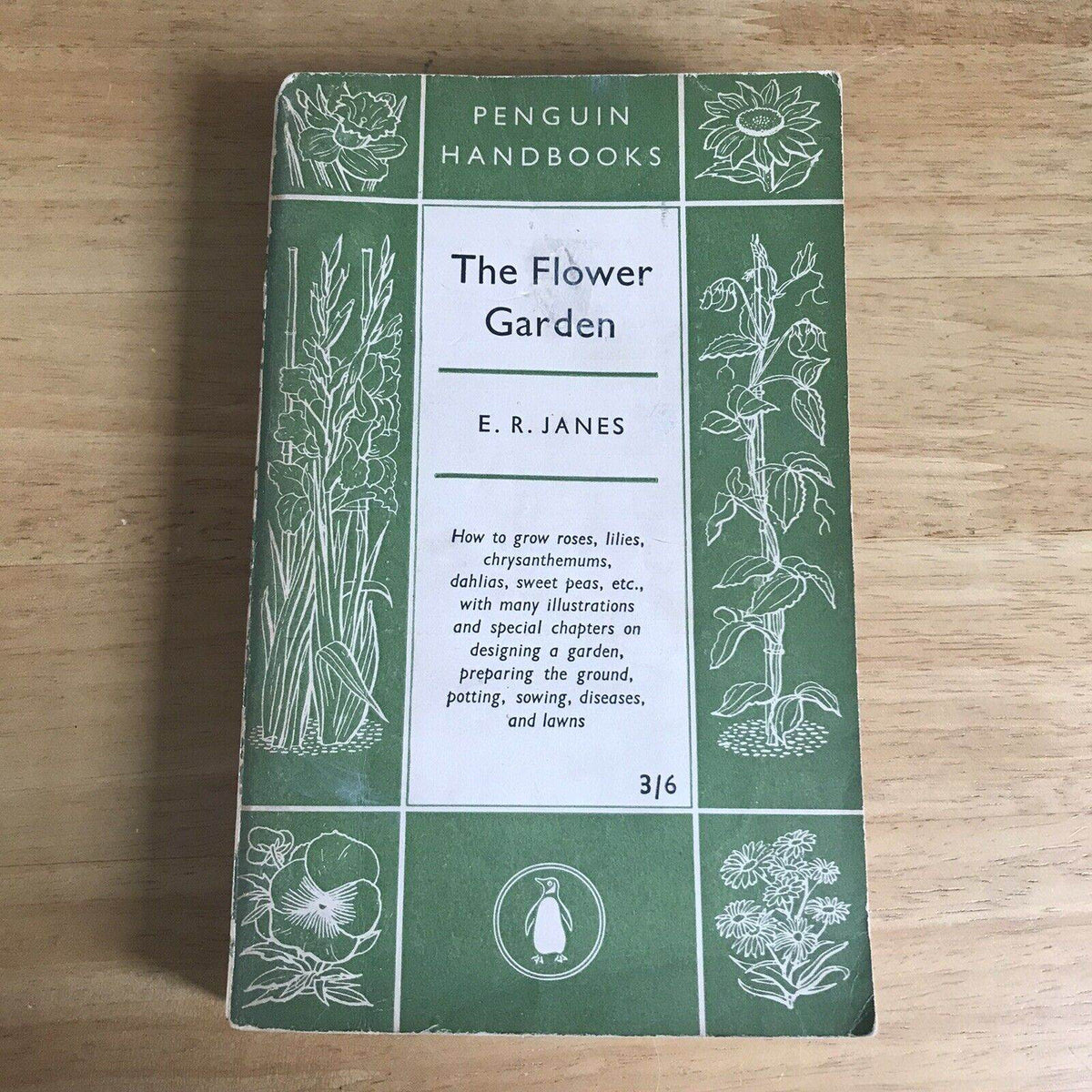 1953 The Flower Garden - E. R. Janes (Illust Arthur H. Hall) Penguin - Honeyburn Books (UK)