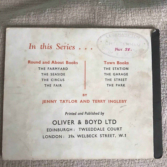 1958 Round & About Series Farmyard by Jenny Taylor & Terry Ingleby (Oliver &) - Honeyburn Books (UK)