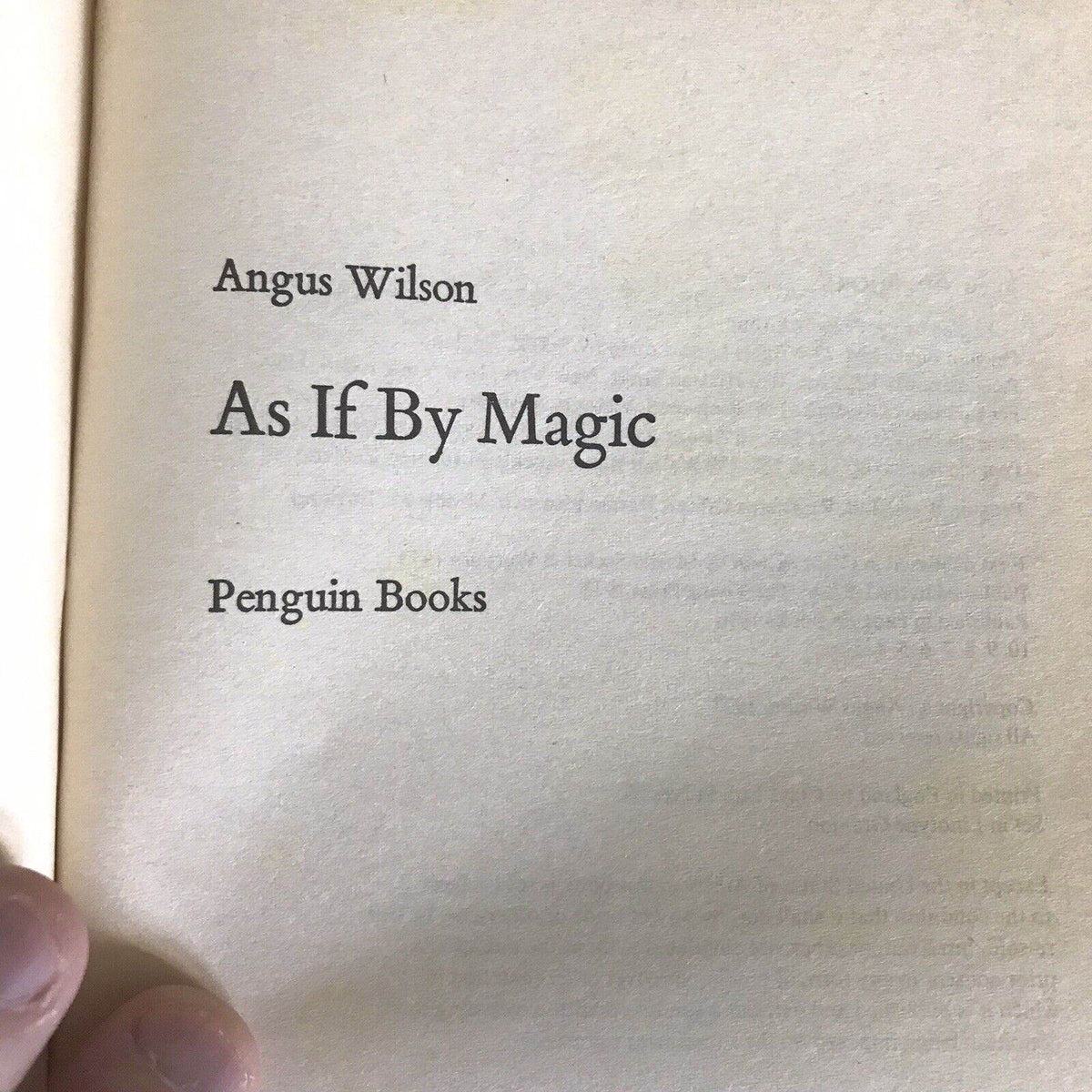 As If by Magic by Angus Wilson (Paperback, 1976) - Honeyburn Books (UK)