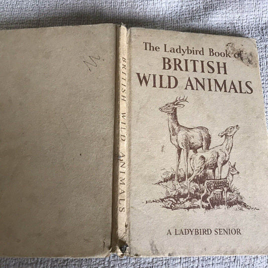 1958*1st* British Wild Animals(series 536) Ladybird By George Cansdale (R. Green - Honeyburn Books (UK)