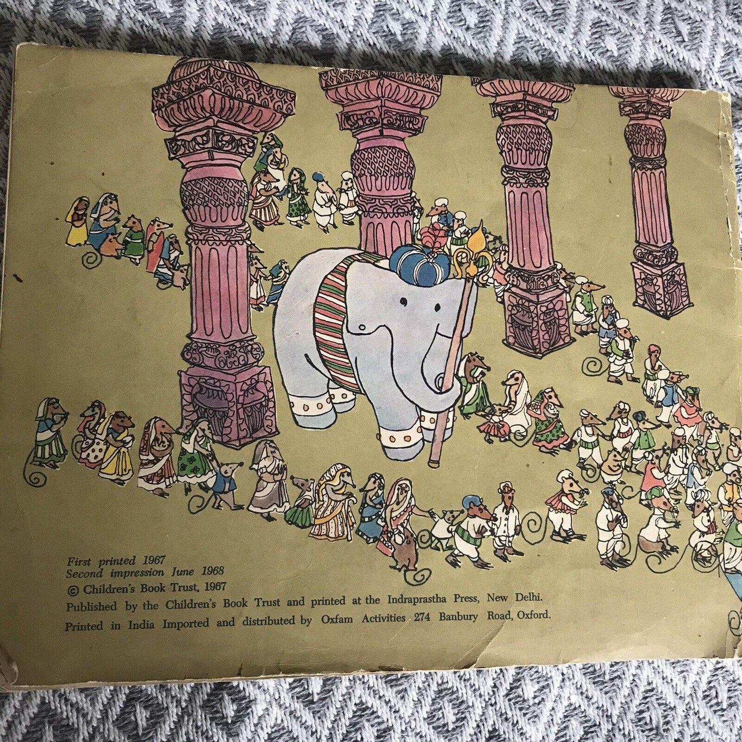 1968 The Elephants & The Mice A Panchatantra Story - Marilyn Hirsh (childrens Trust - Honeyburn Books (UK)