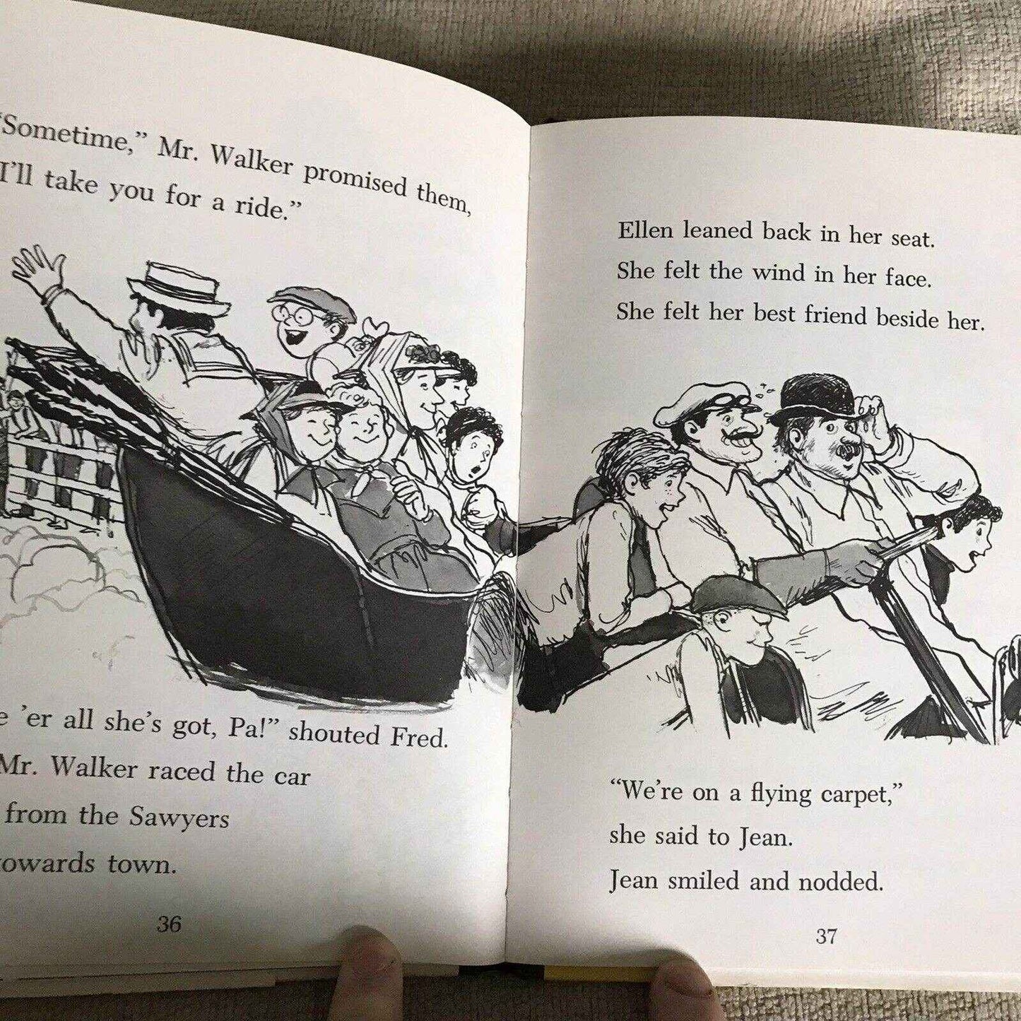 1973 Second Car In Town Book by Miriam Anne Bourne, Illustrated by Ray Burns - Honeyburn Books (UK)