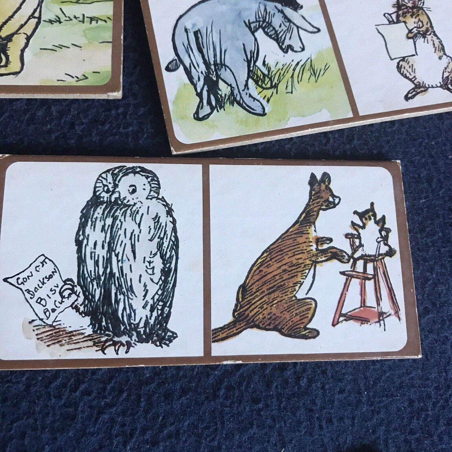 1974 Winnie The Pooh Picture Dominoes (E.H. Shepard Illust) Methuen - Honeyburn Books (UK)