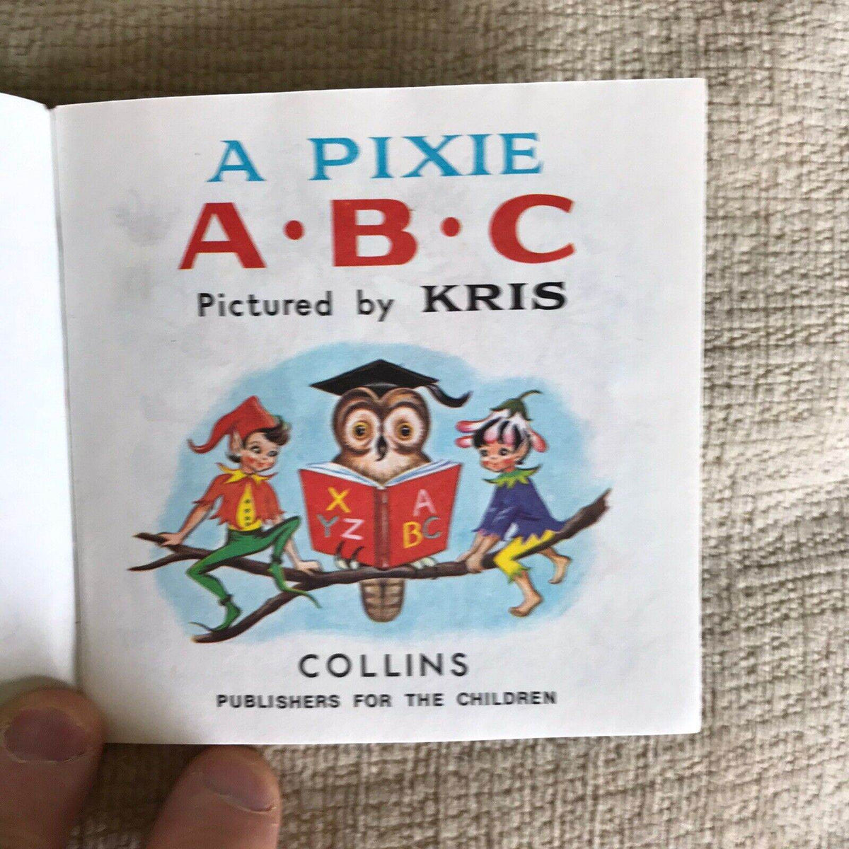 1960’s A Pixie ABC By KRIS (Collins Pub) - Honeyburn Books (UK)