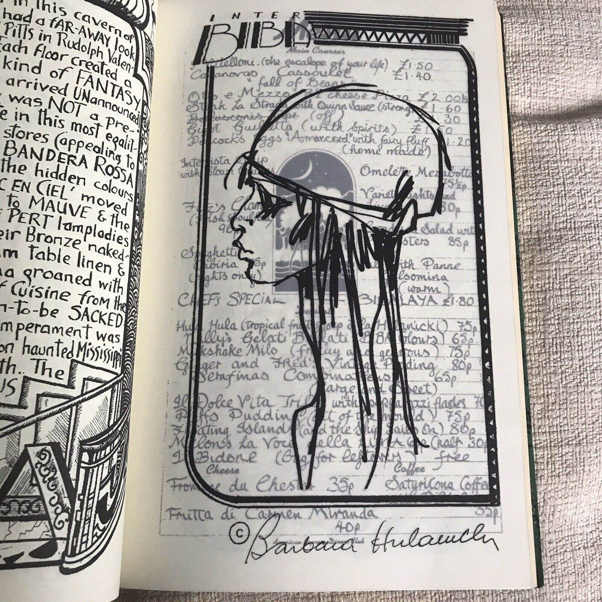 Signed SINBIBA Delisia Howard Barbara Hulanicki 2010 Edition (Hazard Books) - Honeyburn Books (UK)