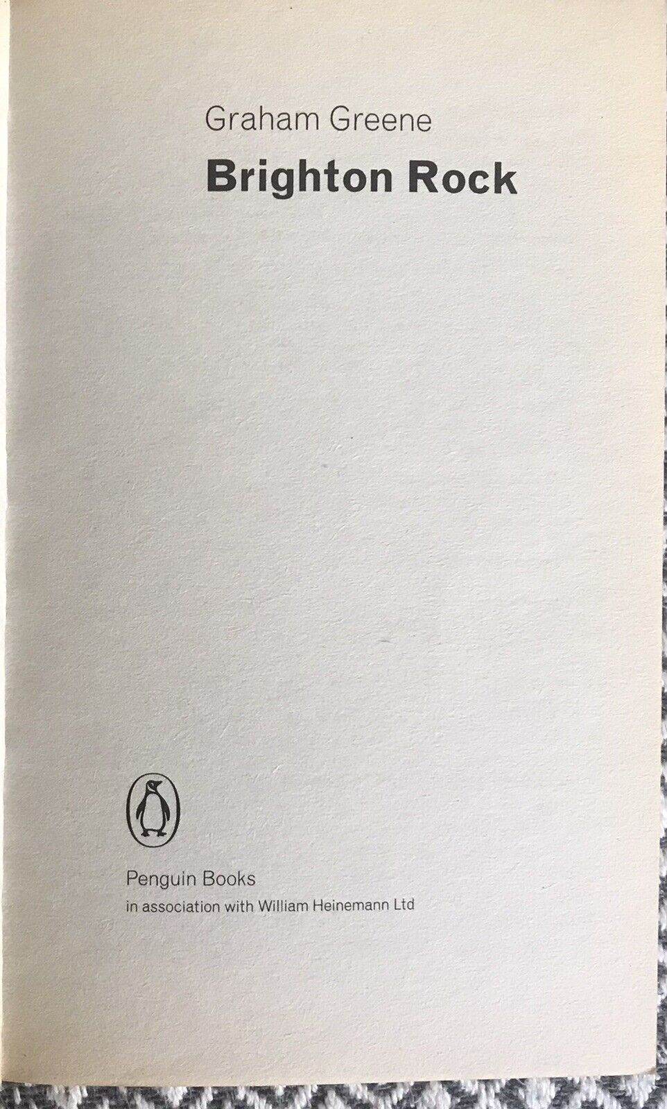 Brighton Rock by Graham Greene (Paperback, 1998) - Honeyburn Books (UK)