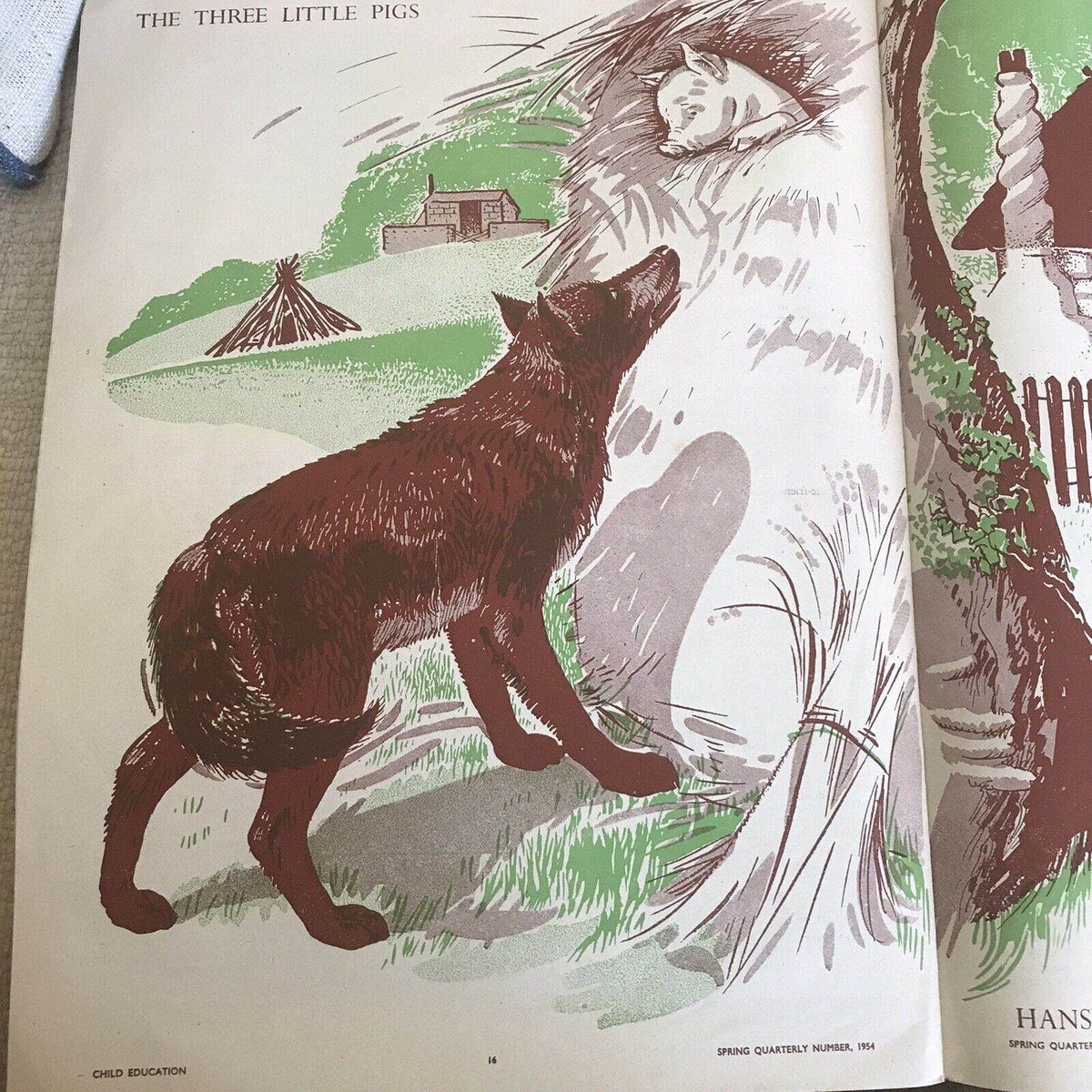 1954 Child Education Spring Quarterly Magazine Covers Torn Pub Evans Brothers - Honeyburn Books (UK)