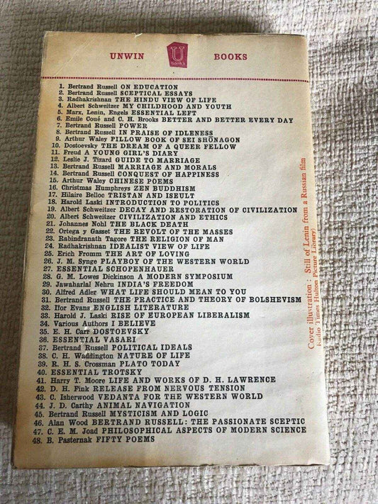 1963 Left 4 Classic Texts Socialism by Marx and Lenin - Honeyburn Books (UK)