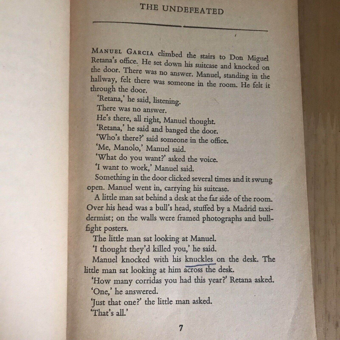 1958 Men Without Women Hemingway by Ernest Hemingway - Penguin Books - Honeyburn Books (UK)