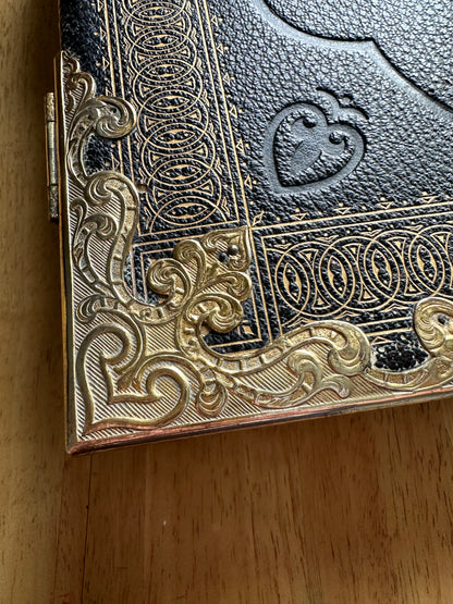 1863 Holy Bible - Rev Dr. Paul Cullen(James Duffy & Co Ltd Dublin polished with working brass clasps. Family history blank. Beautifully bound.