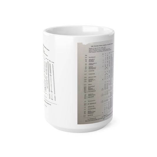 Borders Railway Ceramic Coffee Cups, 11oz, 15oz