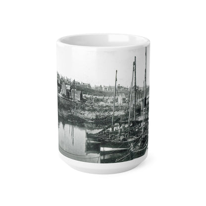 St.Abbs Herring Fleet Ceramic Coffee Cups, 11oz, 15oz