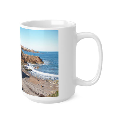 Coldingham Milldown Beach Ceramic Coffee Cups, 11oz, 15oz