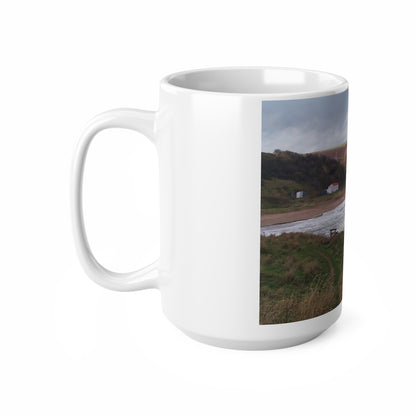 Coldingham Beach 2 Ceramic Coffee Cups, 11oz, 15oz