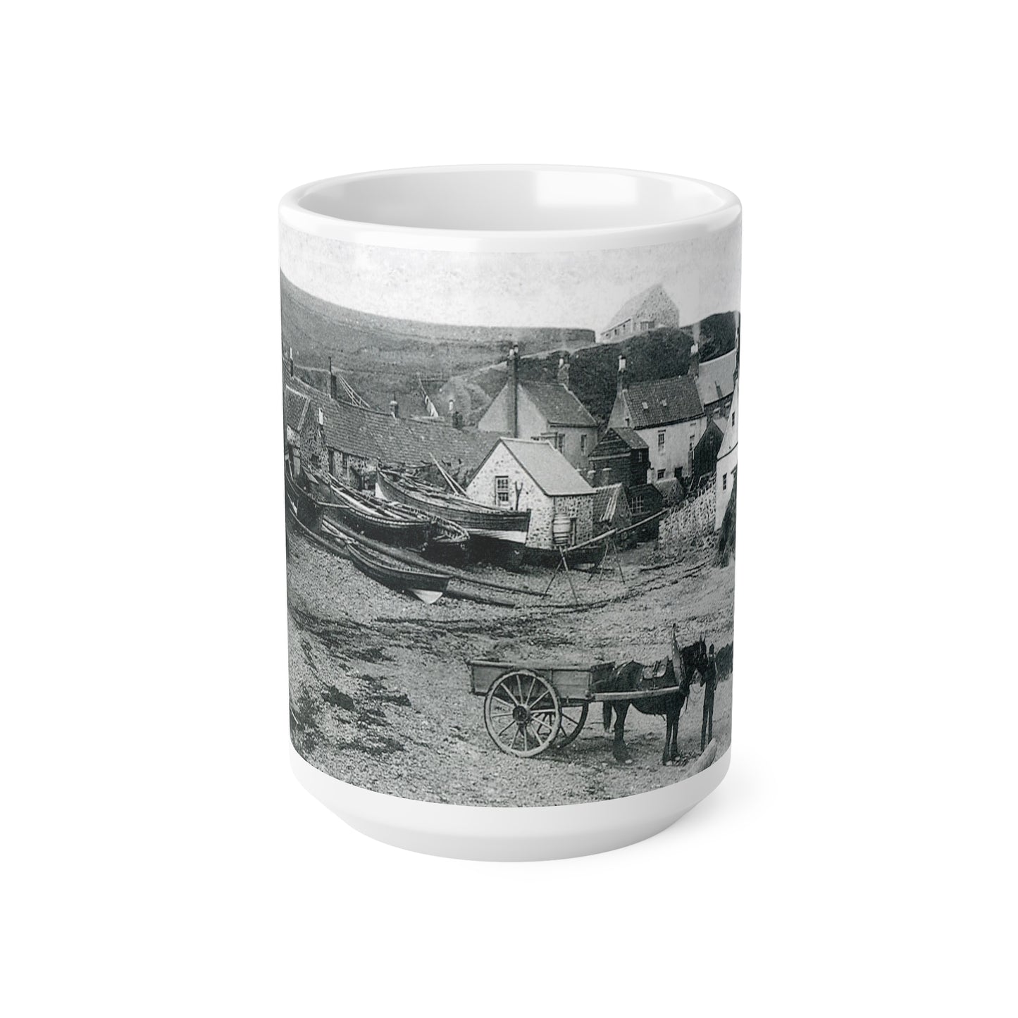 St. Abbs early view Ceramic Coffee Cups, 11oz, 15oz