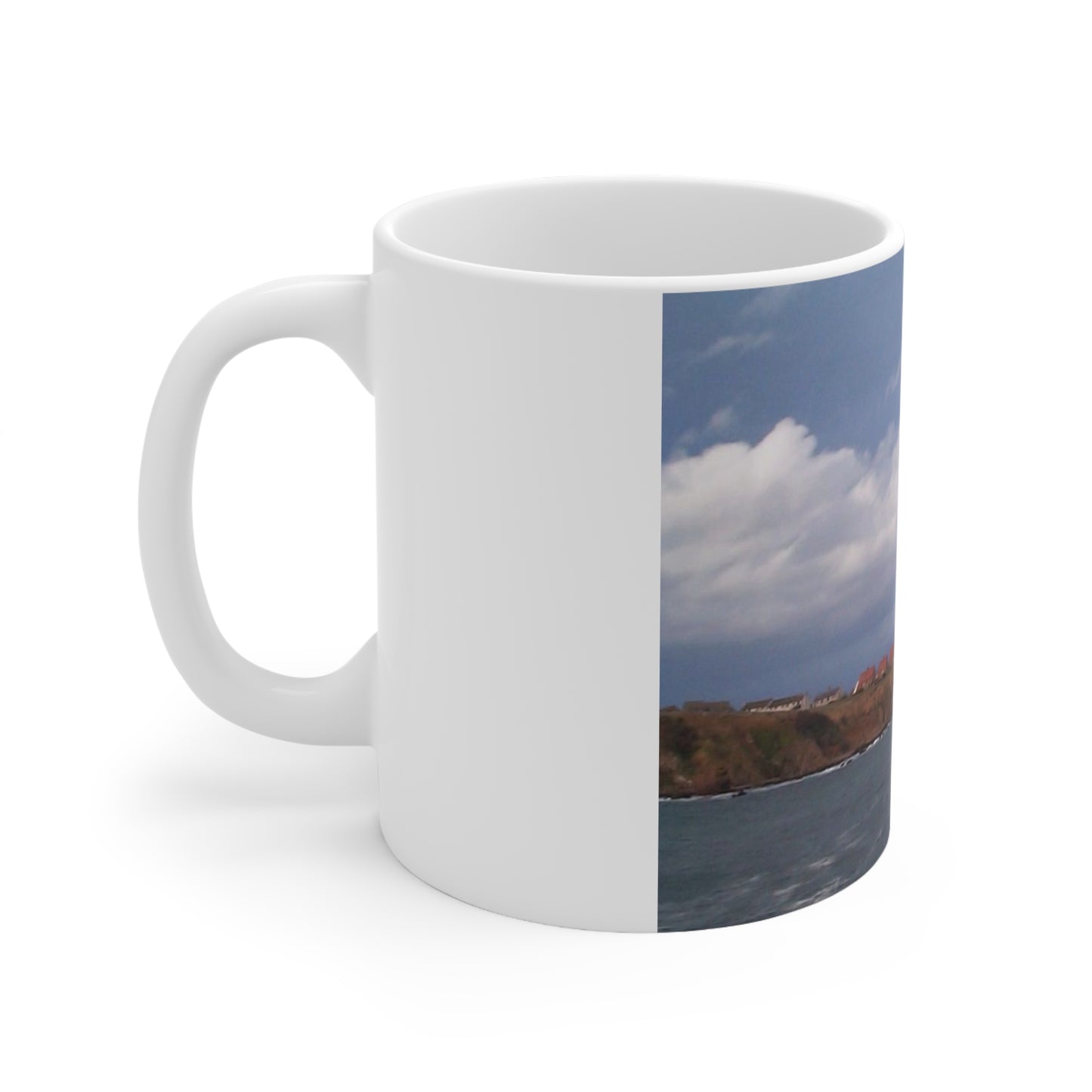 Coldingham Beach 1 Ceramic Coffee Cups, 11oz, 15oz