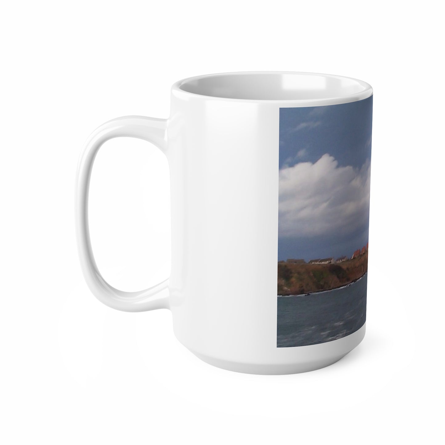 Coldingham Beach 1 Ceramic Coffee Cups, 11oz, 15oz