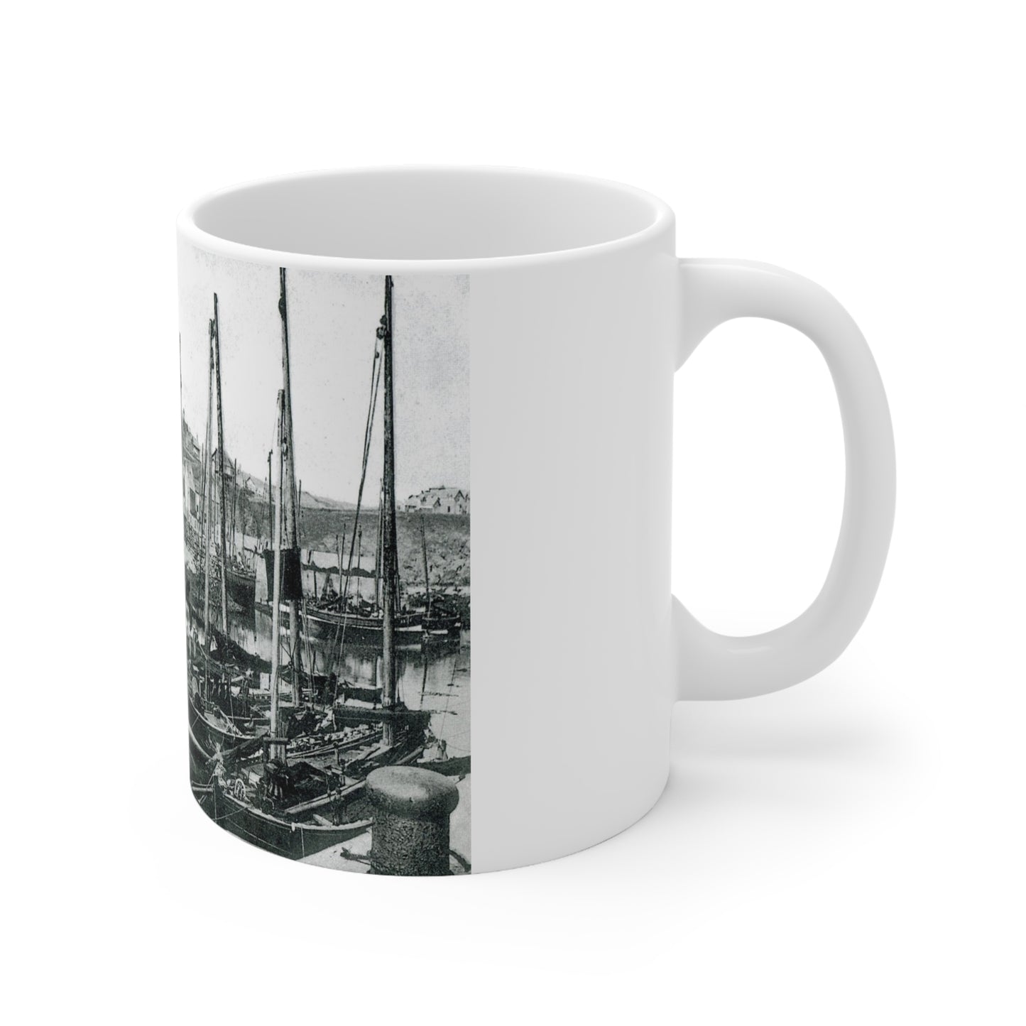 St.Abbs Herring Fleet Ceramic Coffee Cups, 11oz, 15oz