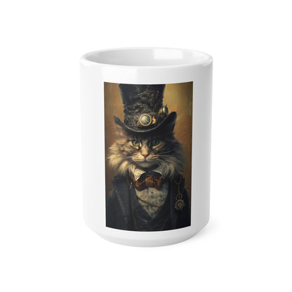 Cat in a hat Ceramic Coffee Cups, 11oz, 15oz