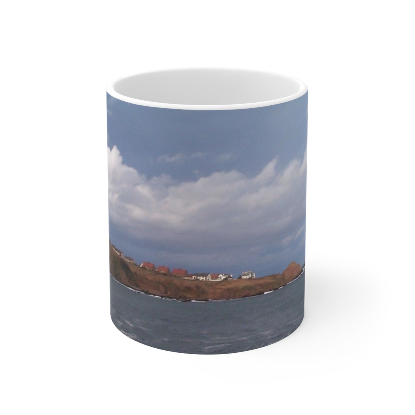 Coldingham Beach 1 Ceramic Coffee Cups, 11oz, 15oz