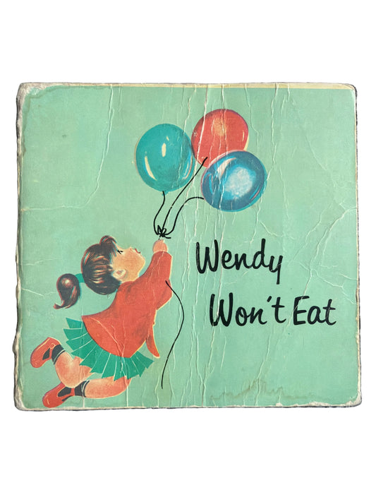 1963 Wendy Won’t Eat - Maggy Larissa (Nans Van Leeuwen illust) Golden Press New York