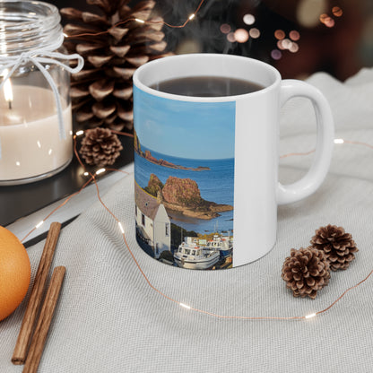 St.Abbs View out to sea Ceramic Coffee Cups, 11oz, 15oz