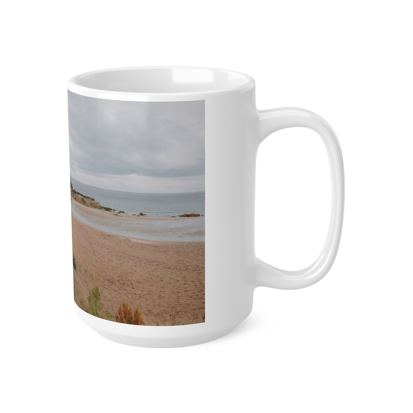 Coldingham Beach Ceramic Coffee Cups, 11oz, 15oz