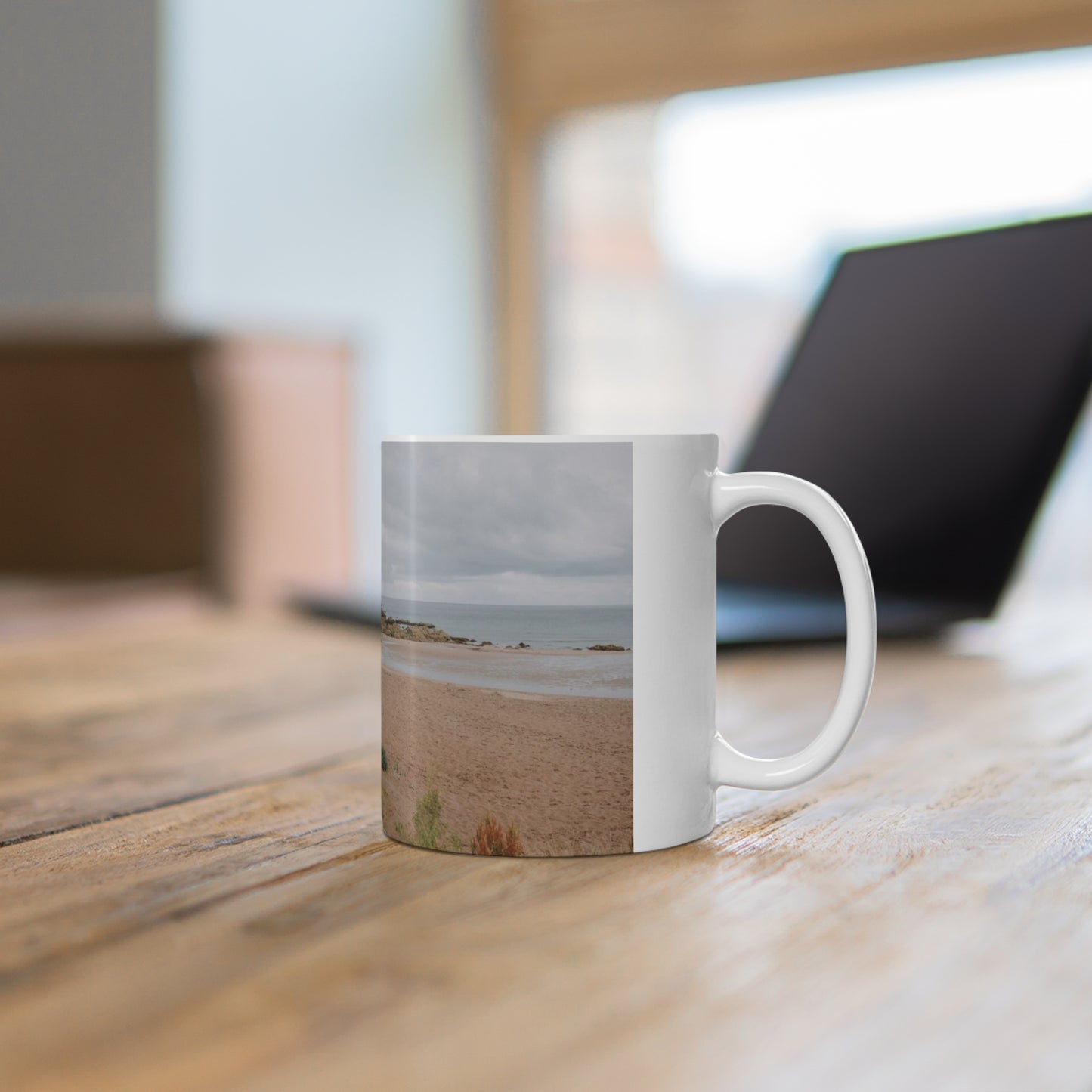 Coldingham Beach Ceramic Coffee Cups, 11oz, 15oz