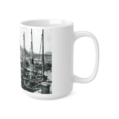 St.Abbs Herring Fleet Ceramic Coffee Cups, 11oz, 15oz