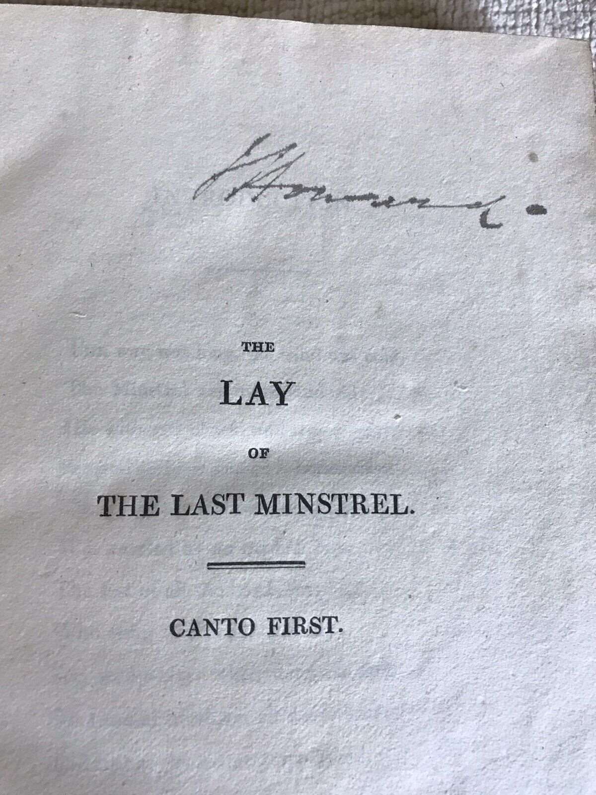 1812 The Lay Of The Last Minstrel - Walter Scott (Ballantyne & Co) Honeyburn Books (UK)
