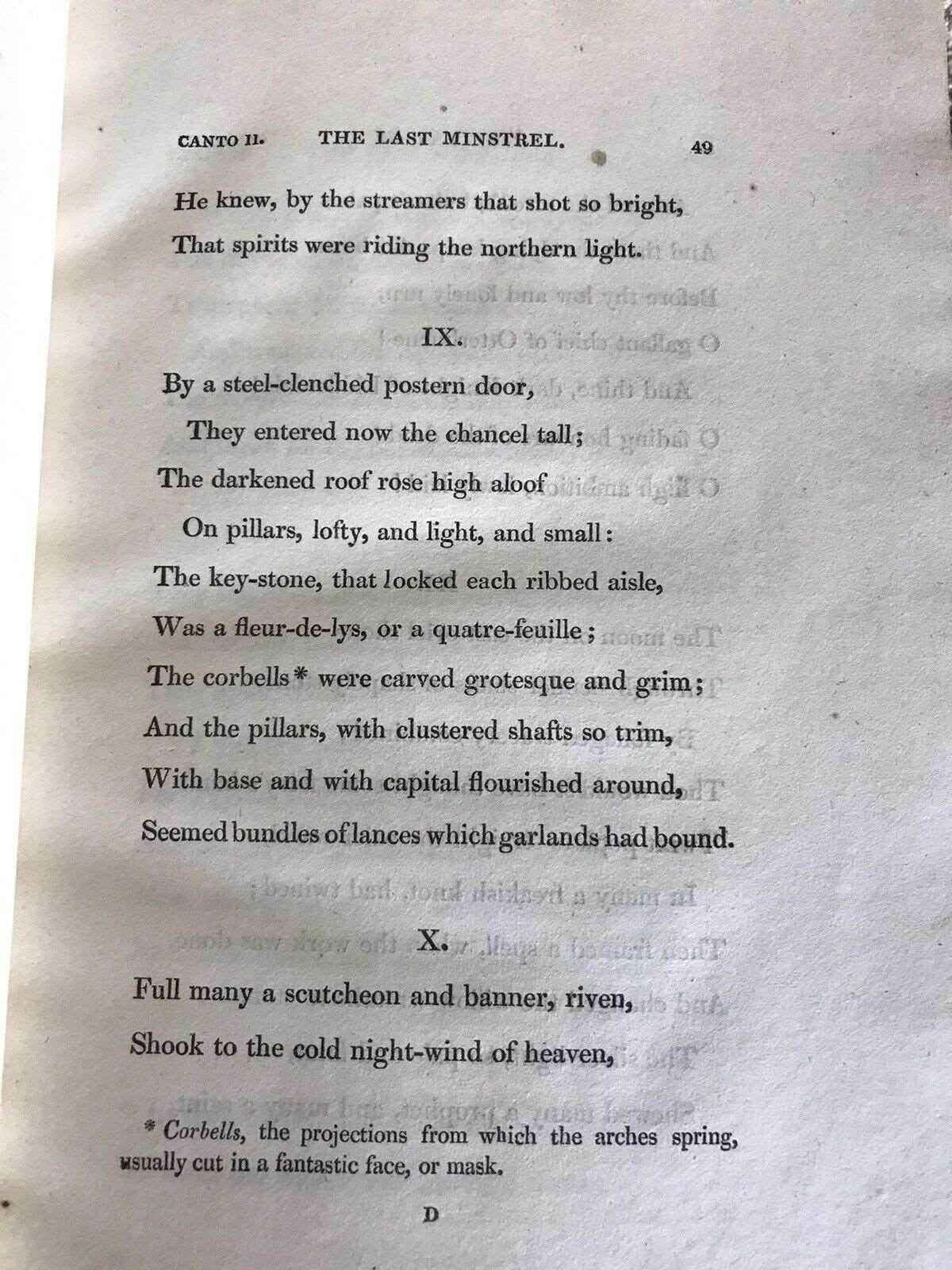 1812 The Lay Of The Last Minstrel by Walter Scott - Ballantyne & Co Edition - Honeyburn Books (UK)
