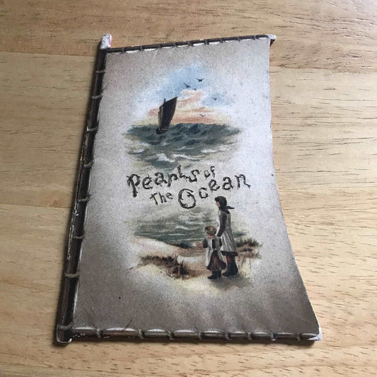 1855 Pearls Of The Ocean(Sail shaped poetry very rare) Raphael Tuck Honeyburn Books (UK)