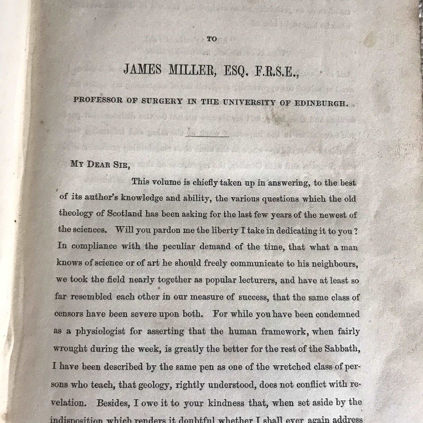 1857 The Testimony Of The Rocks - Hugh Miller(Thomas Constable & Co) Honeyburn Books (UK)