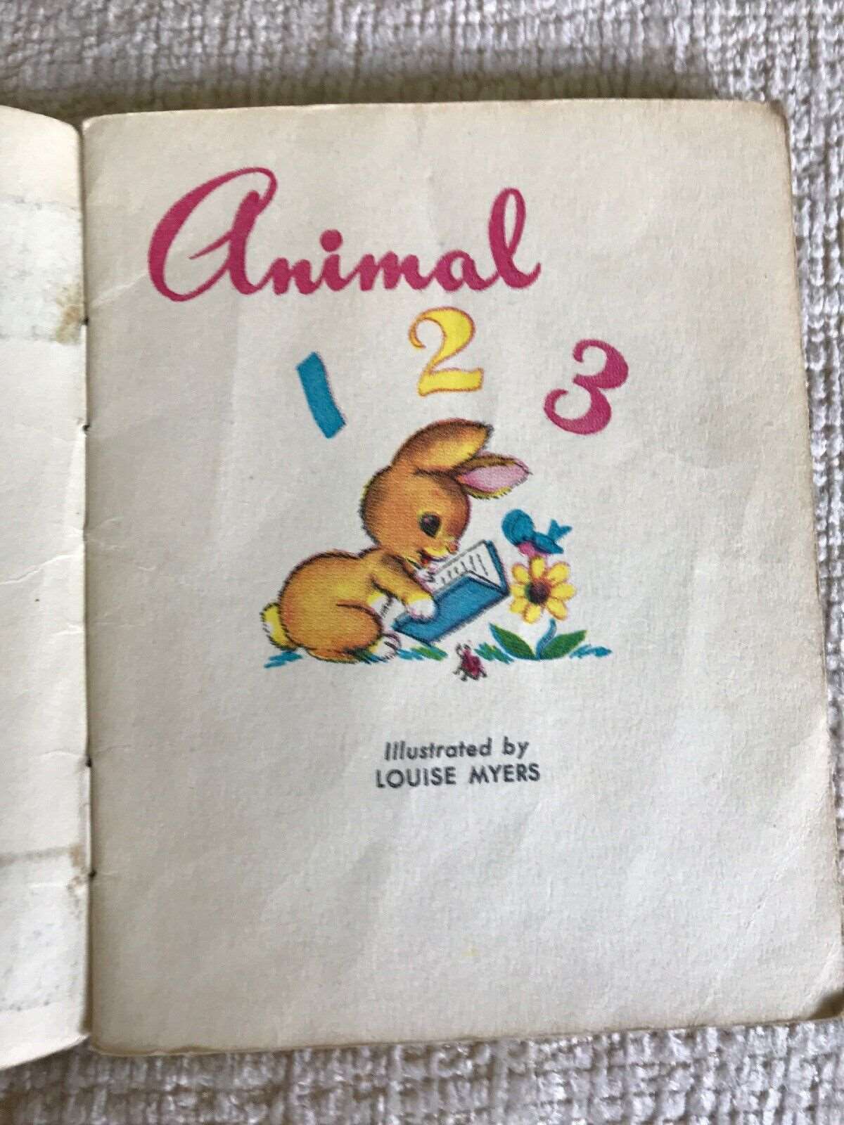 1900’s Animal 123 (Tiny Tales)illust Louise Myers (Raphael Tuck & Sons Ltd) Honeyburn Books (UK)