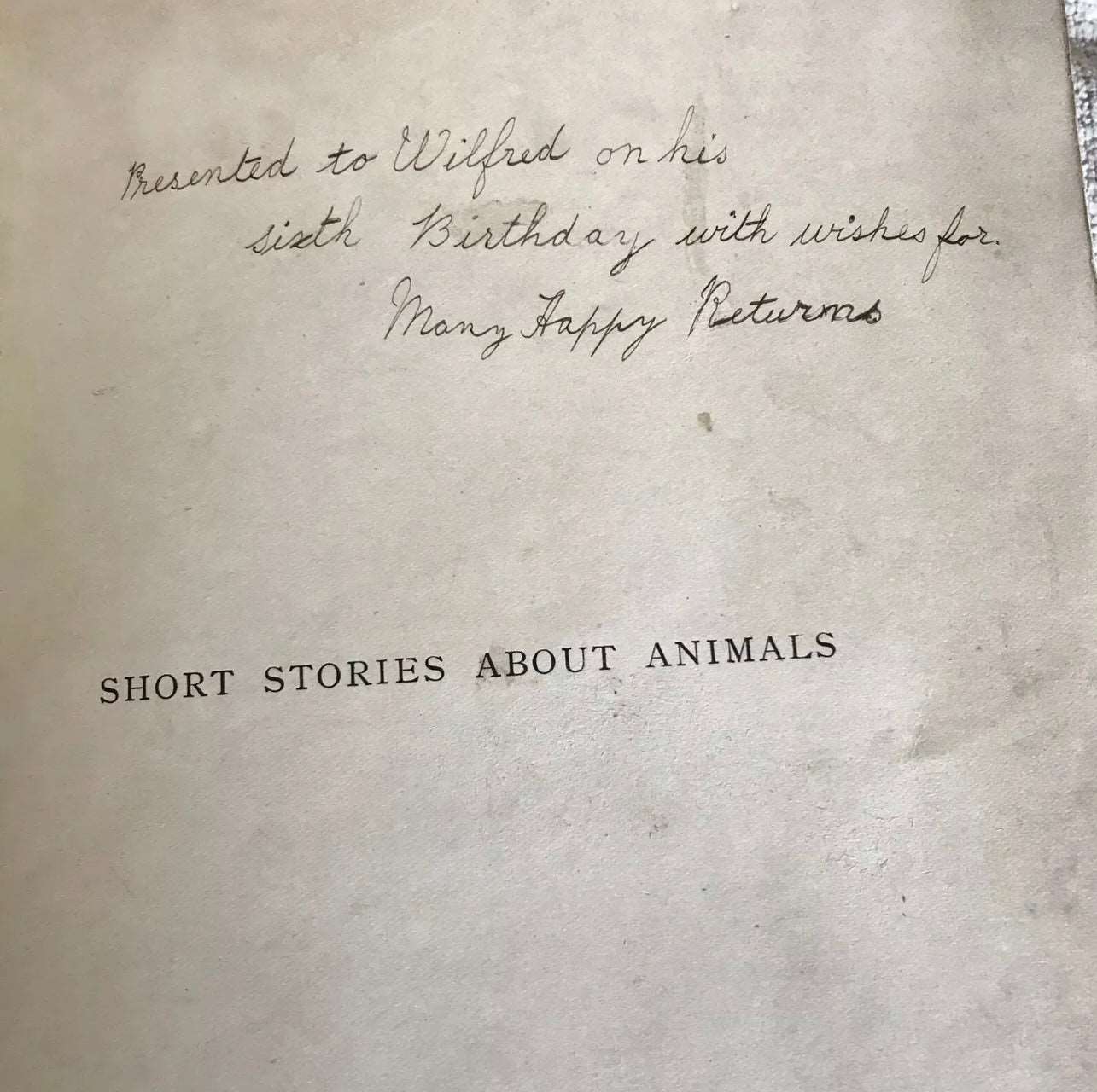1903*1st* Uncle Charlies Short Stories About Animals - Gertrude Sellon(Harrison) Honeyburn Books (UK)