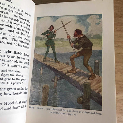 1905 Stories Of Robin Hood - H.E. Marshall (A.S. Forrest Illust) Nelson publishe Honeyburn Books (UK)