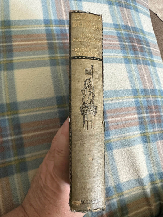 1912 Edinburgh book Rosaline Masson with a vintage spine design and a decorative cover