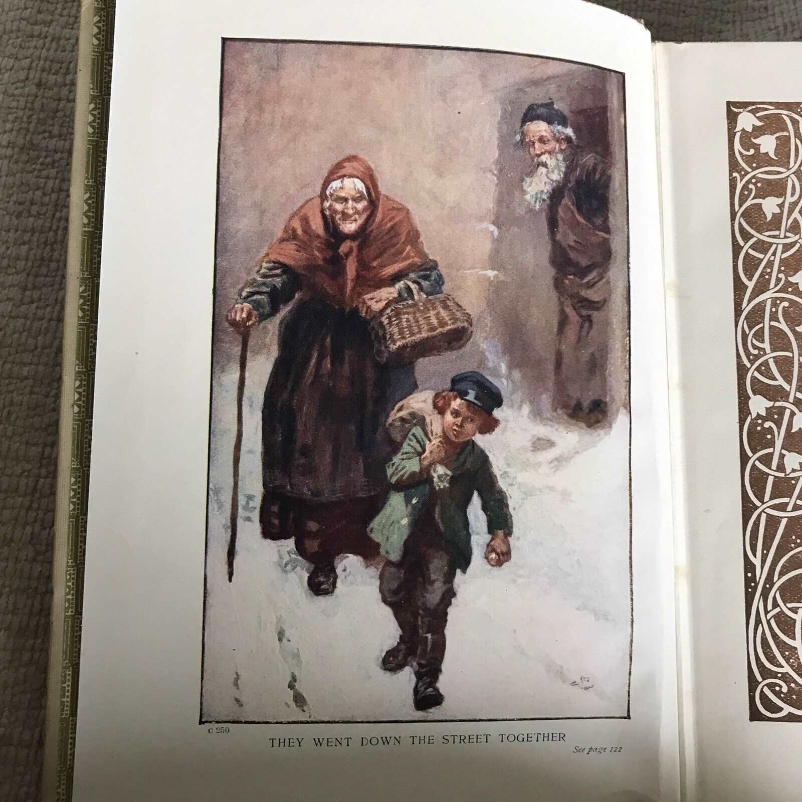 1913 The Gold Thread - Norman Macleod & Martin The Cobbler - Leo Tolstoy Honeyburn Books (UK)