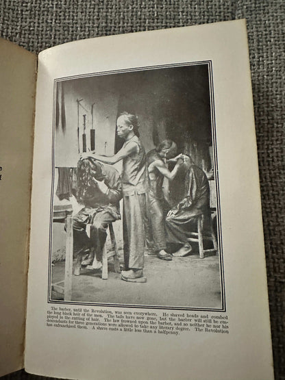 1914 Beside the Bamboo John MacGowan featuring historical black and white photograph of a hairdressing scene