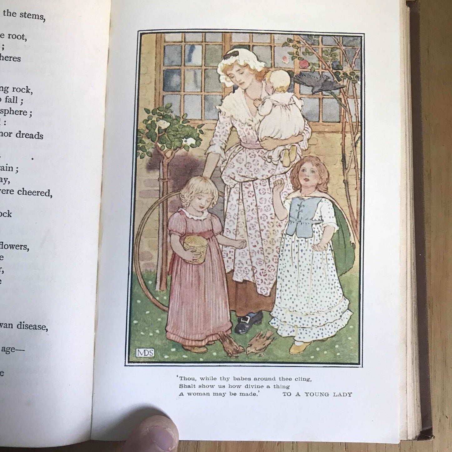 1922 Poems Of Wordsworth - MacNeile Dixon(Dibdin Spooner illust) Caxton Honeyburn Books (UK)