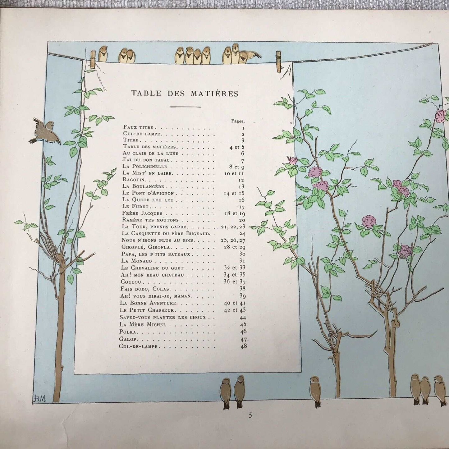 1927*1st* Vielles Chansons Et Rondes Pour Les Petits Enfants (Librairie Plon) Honeyburn Books (UK)