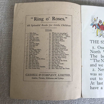 1927 Ring-O-Roses Series No 29 The Snowman Illust Hilda Cowham (Cassell & Co Ltd Honeyburn Books (UK)