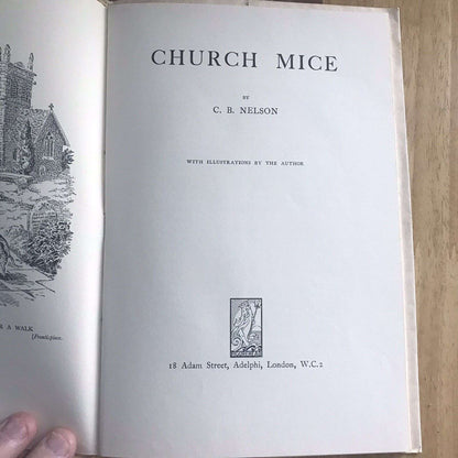 1931*1st* Church Mice/Mrs Cluckabiddy’s Friends - Charles Burrard Nelson(Figureh Honeyburn Books (UK)