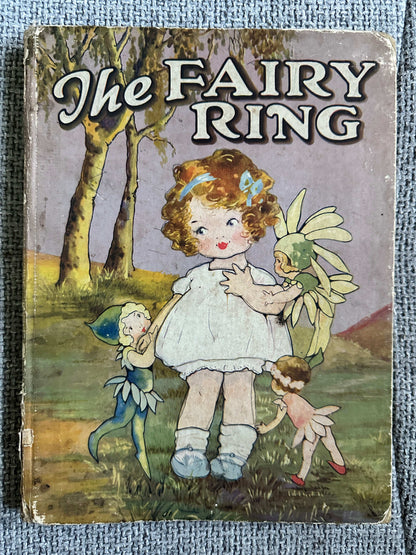1933 The Fairy Ring hardback children's book cover featuring whimsical fairy illustrations